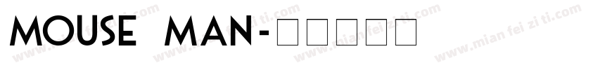 Mouse man字体转换